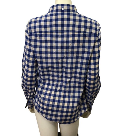 J CREW LONG SLEEVE BUTTON TOP 6 - Picture 5 of 6